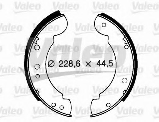 VALEO 562674 Brake Shoe Set